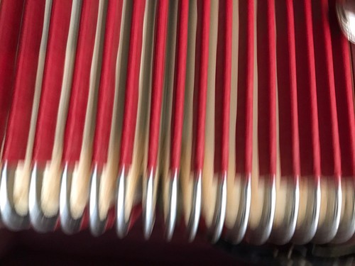 Vintage Morbidoni Made In Italy Red Piano Accordion Antique Instrument - Picture 6 of 12