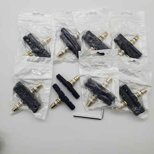 Lot of 8 Pairs Bicycle V Brake Pads 70mm Shoes - Bike Brake Pads - 16 Pads Total - Picture 2 of 7