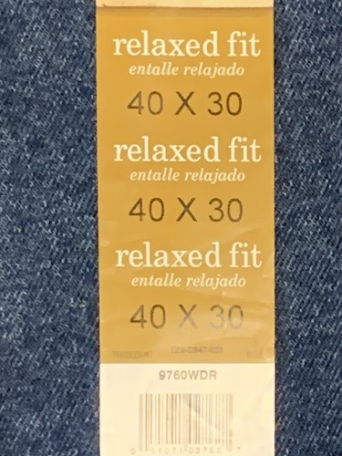 Wrangle Authentic Jeans Mens size 40 X 30 Relaxed Fit Blue Straight Classic - Picture 10 of 18