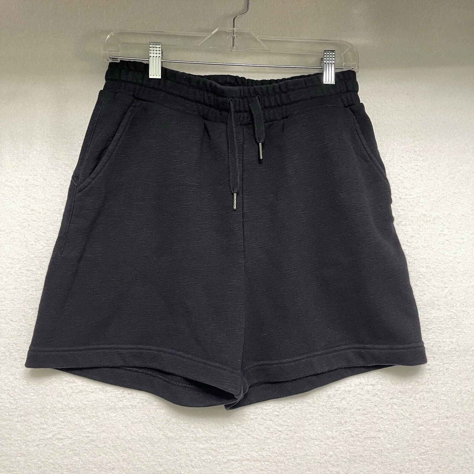 sweaty-betty solid sweatshorts elastic drawstring shorts