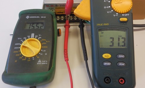 Alimentatore Radioamatore 33 Amp 10-15,5 Volt 13,8 Regolato 12 V Real MegaWatt® - Foto 2 di 4