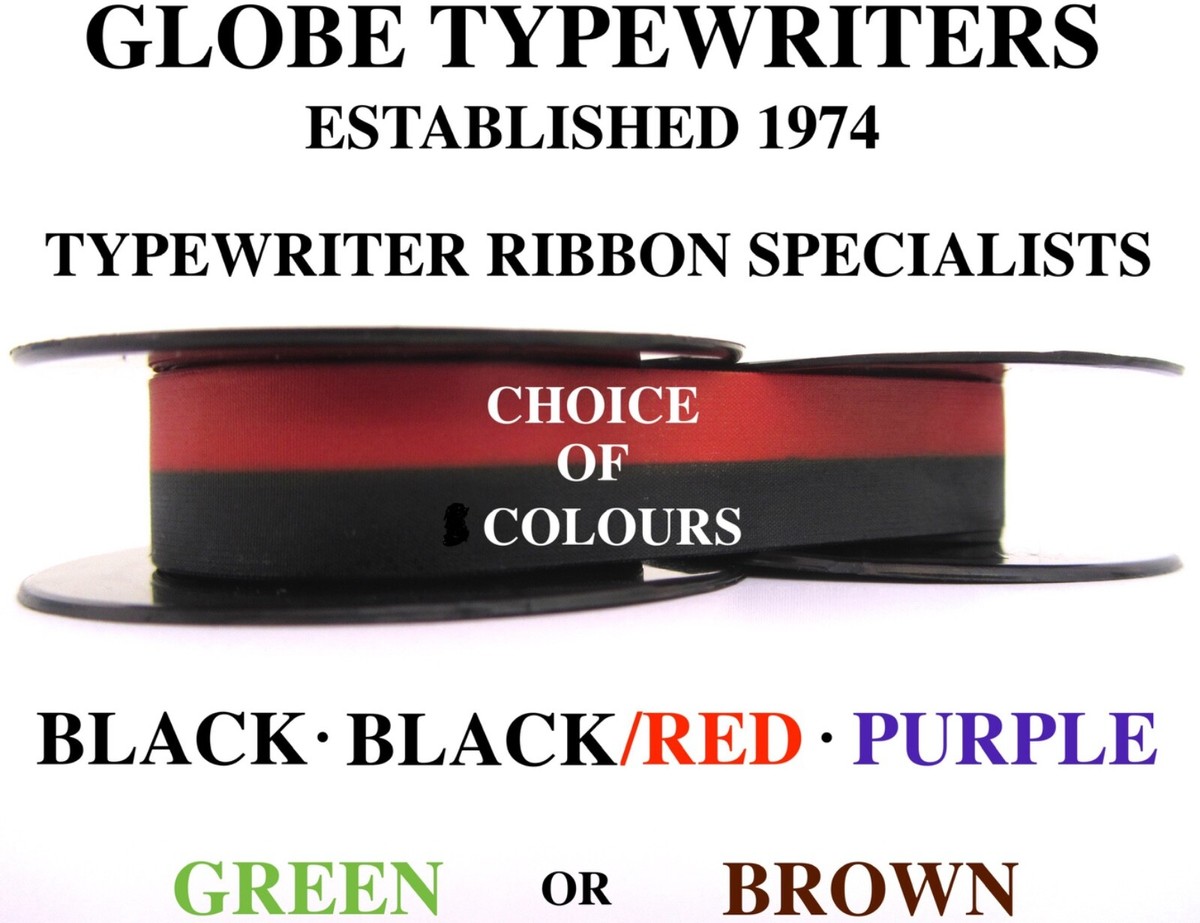 fig Ｌondon 80/-typewriter　ribbon BL 🌎 'MARX CHILDS TOY' TYPEWRITER RIBBON *CHOICE OF 6 COLOURS