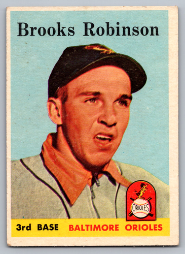1958 TOPPS #307 BROOKS ROBINSON ORIOLES