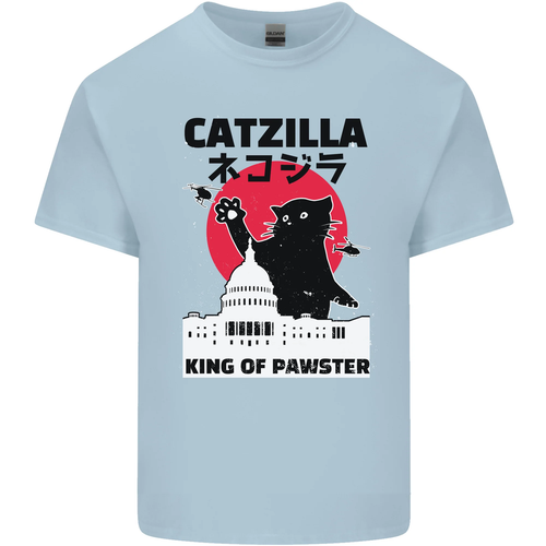 Catzilla Funny Cat Parody Kids T-Shirt Childrens - Picture 53 of 61