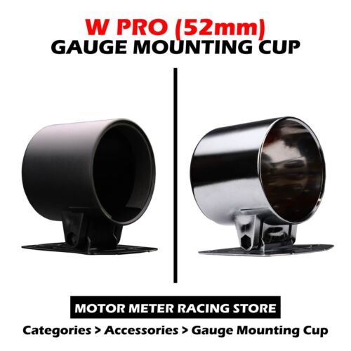 W PRO Juego de 6 Calibre 52mm GPS Velocímetro 120 MPH Impermeable Coche Marino Barco Camión - Imagen 9 de 9