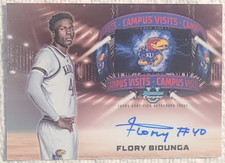 2024 25 bowman chrome flory bidunga campus visits refractor autograph