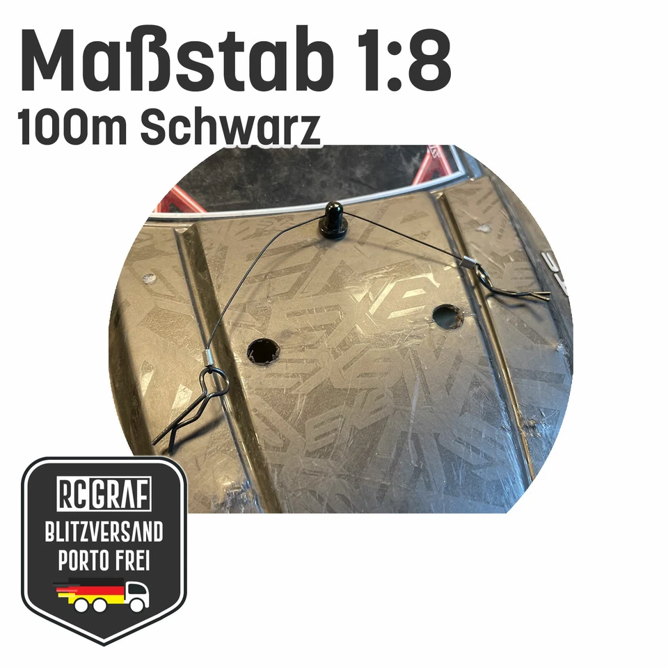 RC Anti-Lost Karosserieklammern Modellbau Schraubfixierung Body Clip - Bild 4 von 4