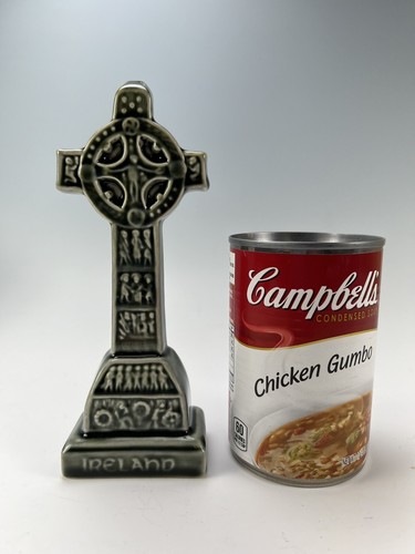 Clonmacnois Croce delle Scritture Ceramica Celtica Knock Ceramica Irlanda & Libro - Foto 8 di 9