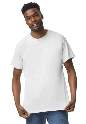 Großpackung Gildan Herren schwere Baumwolle schlicht kurzärmelige T-Shirt 5000 (5er-Pack)