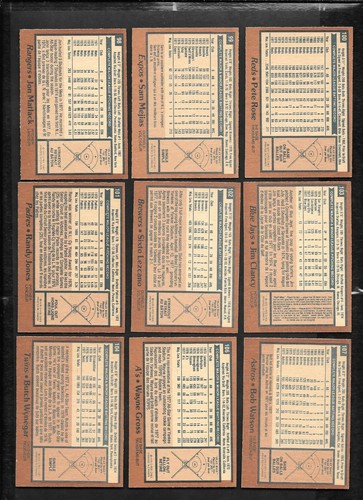 1978 OPC O PEE CHEE TOPPS MLB BASEBALL CARD ERROR & VARIATION 1-121 SEE LIST - Picture 199 of 249