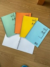 A4 GRAPH PAPER 5MM 0.5CM SQUARED NOTEBOOK SPIRAL BOUND 60 PAGES QUALITY PAPER 