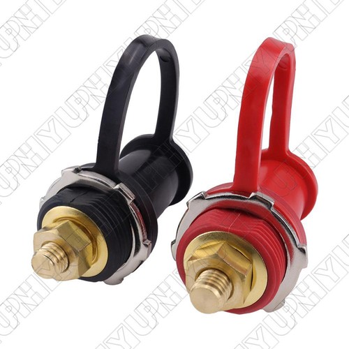 Battery Jumper Terminals 3/8" Stud For Can-Am Maverick Car UTV ATV RV Truck Boat - Picture 3 of 13