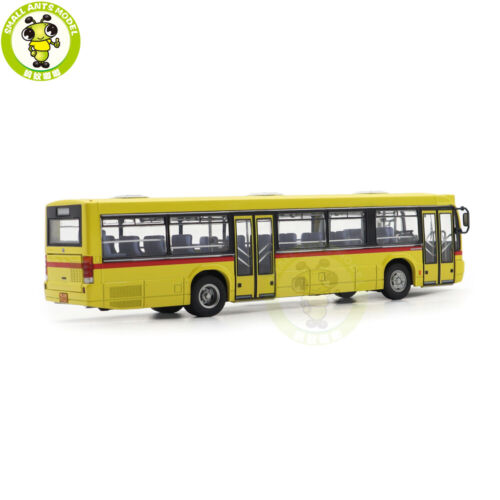 1/64 Huanghai City Bus DD6121HS giallo pressofuso modello auto giocattolo regali - Foto 4 di 14