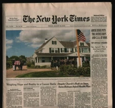 New York Times Aug 28, 2009 Ted Kennedy, Stanford & Banker Blood Oath 110221WEEM