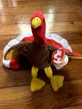 TY Beanie Baby – GOBBLES the Turkey (5.5 in) With Tag