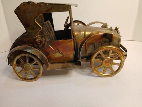 VIntage Berkeley Designs Copper Car Music Box Plays "Happy Days Are Here Again" - Picture 4 of 23