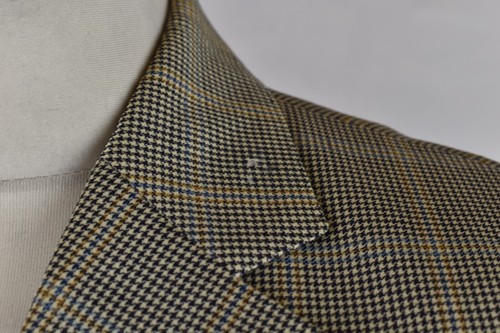 DAKS Beige Blazer Jacket size 42T Mens Button up Pure New Wool - Picture 8 of 11