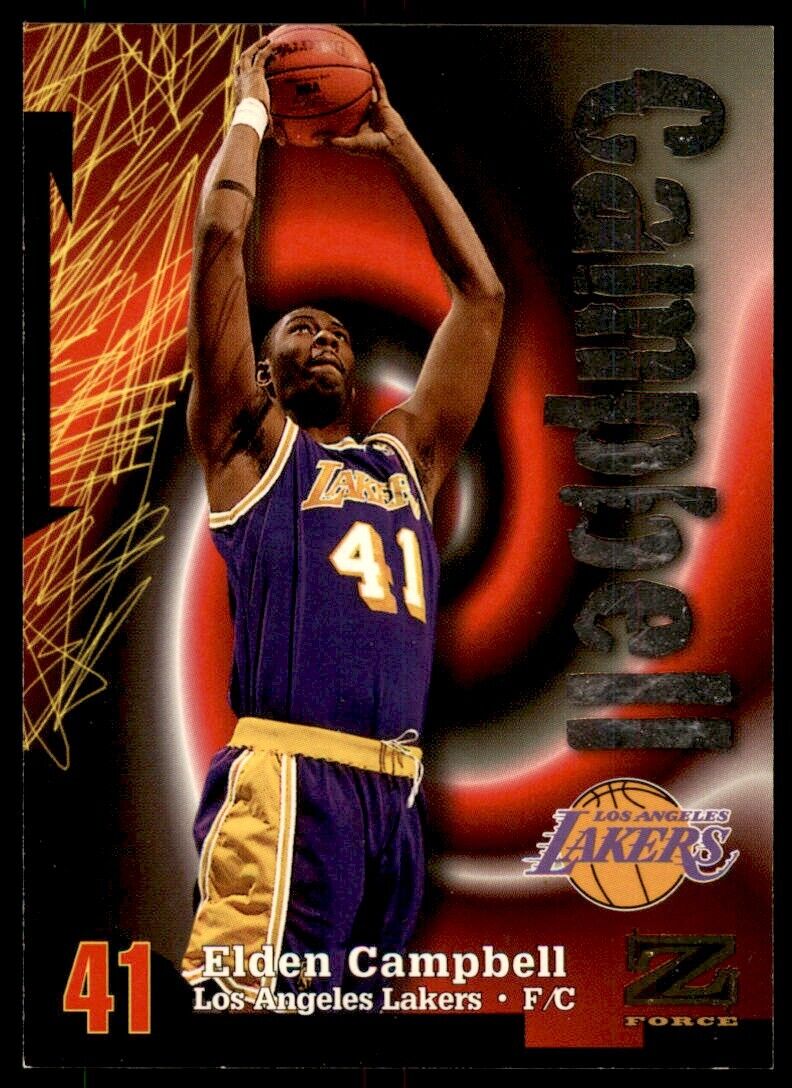 1997-98 SkyBox Z-Force Elden Campbell Los Angeles Lakers 1997-98 SkyBox Z-Force Elden Campbell Los Angeles Lakers