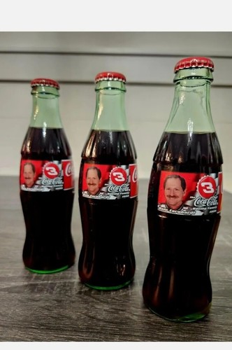 1999 Racing Family Dale Earnhardt Sr./Jr. 6 pack Coca-Cola 8 FL OZ bottles FULL - Picture 21 of 24