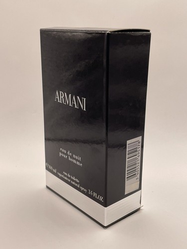 ARMANI Eau De Nuit Pour Homme 3.4 oz Eau De Toilette Spray, New In Box - Picture 7 of 10