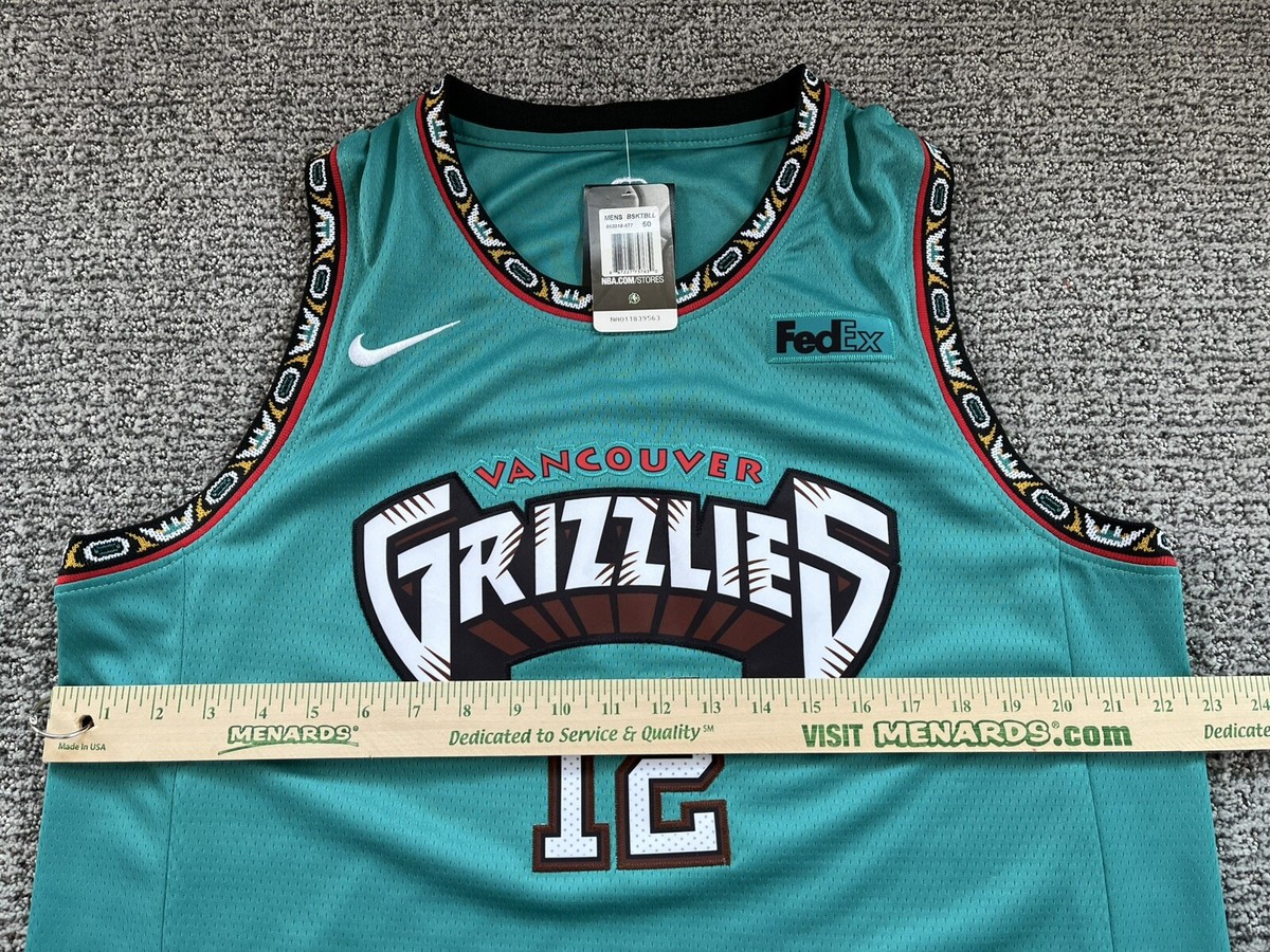 Ja Morant Vancouver Grizzlies #12 Nike NBA Jersey Size 50