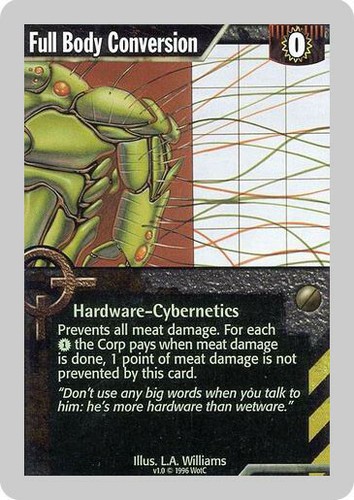 Netrunner CCG: Base (Runner Raro Singles) v1.0 Original 1996 WOTC - Imagen 23 de 56