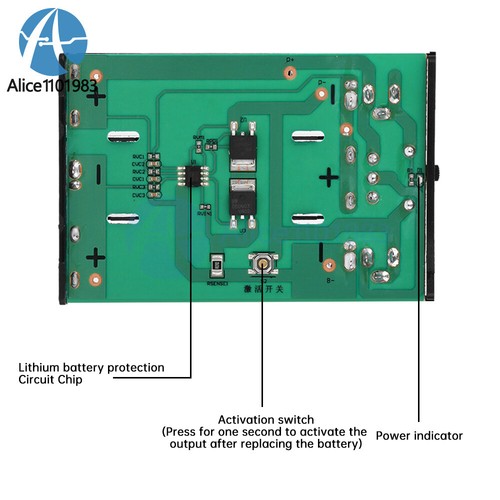 Boîtier de chargeur de batterie Li-ion 12 V pour batterie rechargeable 3x18650 à faire soi-même banque d'alimentation - Photo 3 sur 19