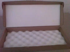 Dell Empty Parts Secure Mailer Box with Cushion Egg Foam & Plastic Bag Inserts