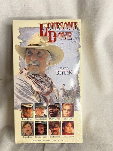 Lonesome Dove Set of 4 VHS Tapes-The Epic Western 1990's Series Part 1, 2, 3, 4 - Picture 5 of 5