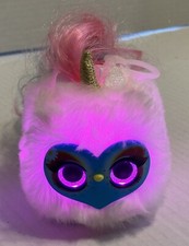 Pomsies Lumies Plush Unicorn Rainbow Hair Changes Colors Sounds Tested EUC Works