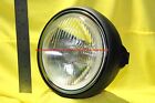 Motorcycle Head light Yamaha Dt250 Enduro 6in Black Back w 12Volt Bulb