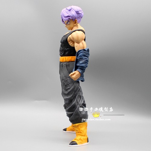 Neu Dragon Ball Future Trunks Ssj1 lila gelbe Haare Super Saiyajin 16,5 Zoll Figur - Bild 10 von 14