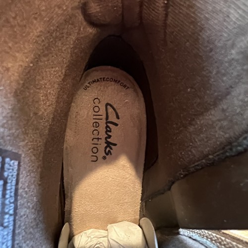 Clarks Collection Teresa Skip Taupe Wildleder Leder Stiefelette US 6,5 EU 37 NEU - Bild 9 von 12