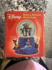 HALLMARK Walt Disney Musical 100th Birthday Water Globe Limited Edition Vintage 