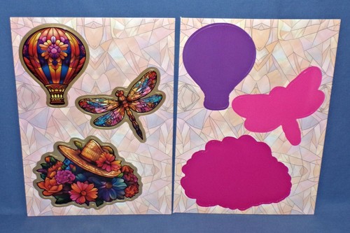 Craft Buddy Crystal Art Stained Glass Paper Collection Card Sizes 6x6 5x7 300gsm - Picture 10 of 15