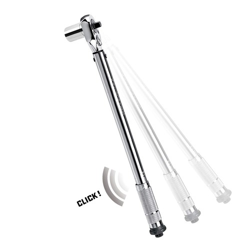 Powerbuilt Dual Drive Torque Wrench, 3/8 and 1/2 Inch Drives, 10ft Lbs, 19-in... - Picture 6 of 7