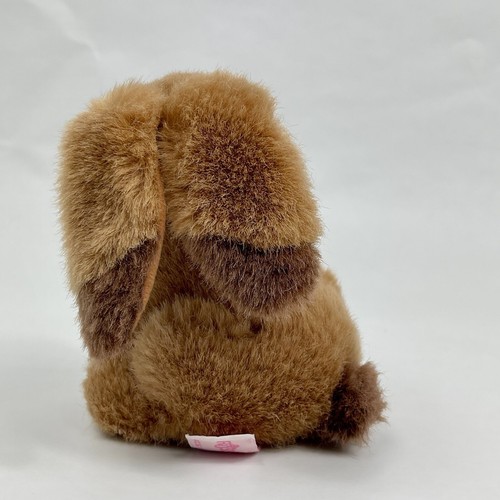 Bunny Rabbit Buffy Russ Berrie Plush Stuffed Animal Brown Sitting 6” Floppy Ears - Picture 6 of 12