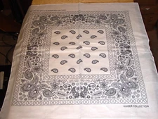 BANDANNA WHITE ( SET OF 3 ) #2