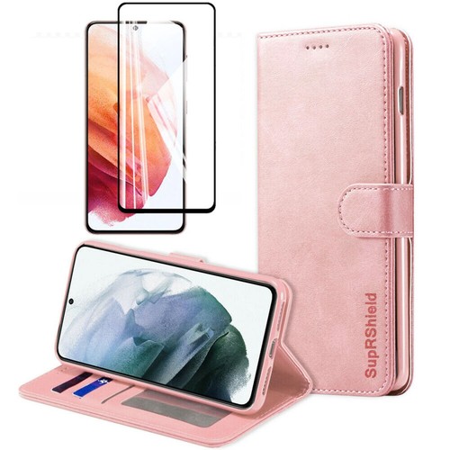 For Samsung Galaxy S21 FE Ultra S21+ Plus Wallet Case Leather Magnet Flip Cover - Picture 15 of 16
