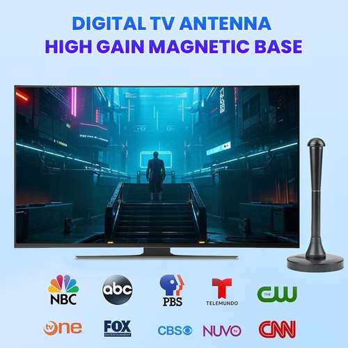 4K Rewave TV-Antenne 2025 360° Empfang, Verstärker, Plug & Play, mit 5m Kabel DE - Bild 5 von 12