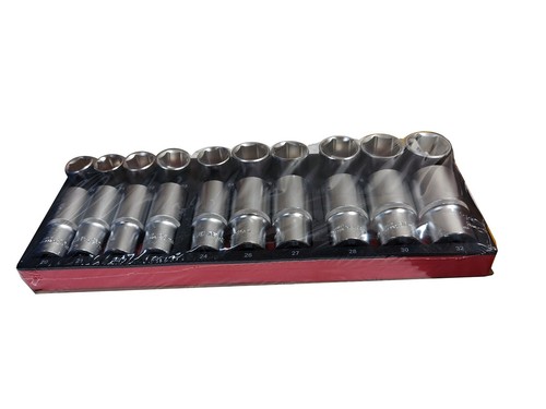 Selta Taiwan Deep & Regualr 20pc 1/2" Dr 6PT Socket Set with EVA Tray: 20-32mm - Picture 4 of 6