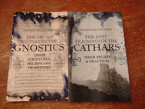 Lot of 2 books by Andrew Phillip Smith - The Gnostics, the Cathars tpbs