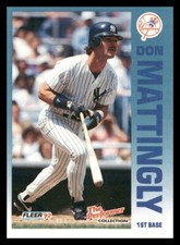 1992 Fleer The performer collection  - #16 Don Mattingly