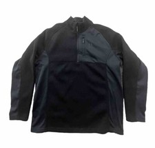 Spyder Outbound 1/2 Zip Mid Weight Core Sweater Pullover Black Men  s Size XXL