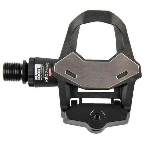 2018 LOOK KEO 2 Max CARBON Road Cycling Pedals /& Gray Grip Cleats//Bolts