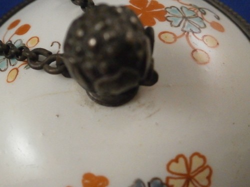 Antique 18thC Chantilly Soft Paste Porcelain Kakiemon Chinoiserie Scene Teapot - Picture 10 of 11