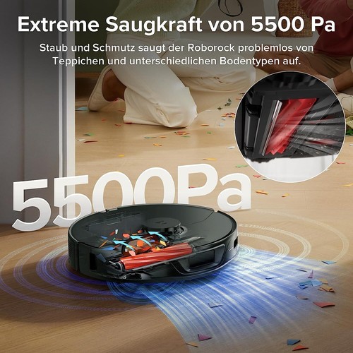 Roborock S7 Max Ultra Saugroboter mit Wischfunktion,All-in-one,5500Pa,LiDAR - Bild 2 von 14