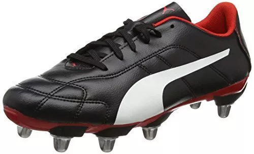 Black puma top rugby boots