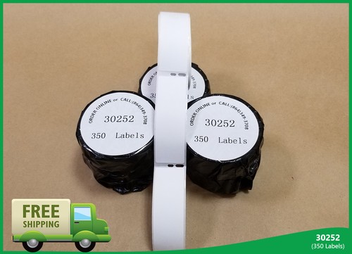 20 Rolls of 30252 Dymo Compatible Multi Purpose Labels; 350 labels/Per Roll - Picture 2 of 6
