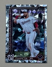 Luis Garcia Jr - 2025 Topps Series 1 - Diamante Foil  #9 - Washington Nationals